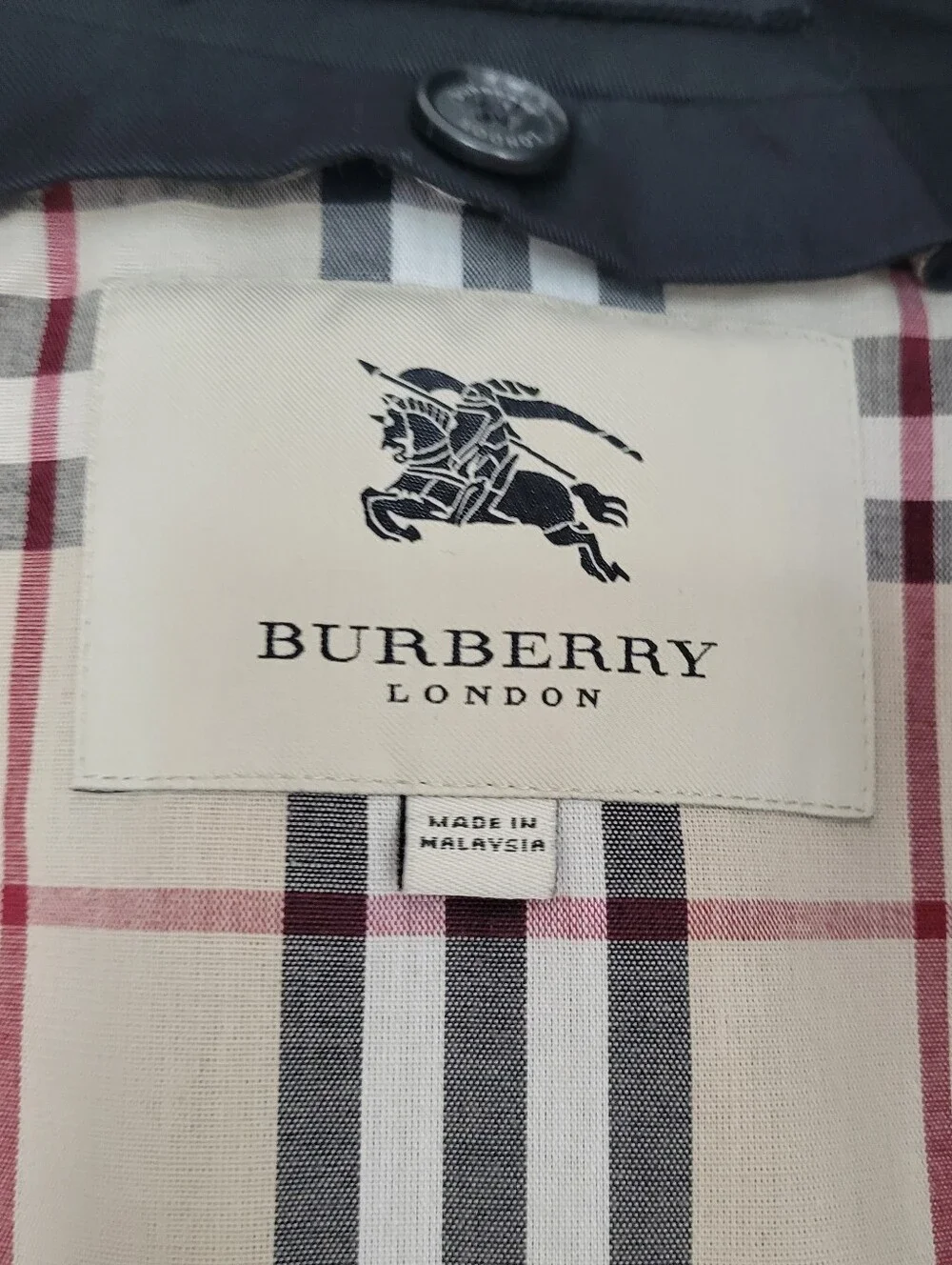 Burberry Black Hooded Lightweight Trench Coat:2 - Picture 3 of 7